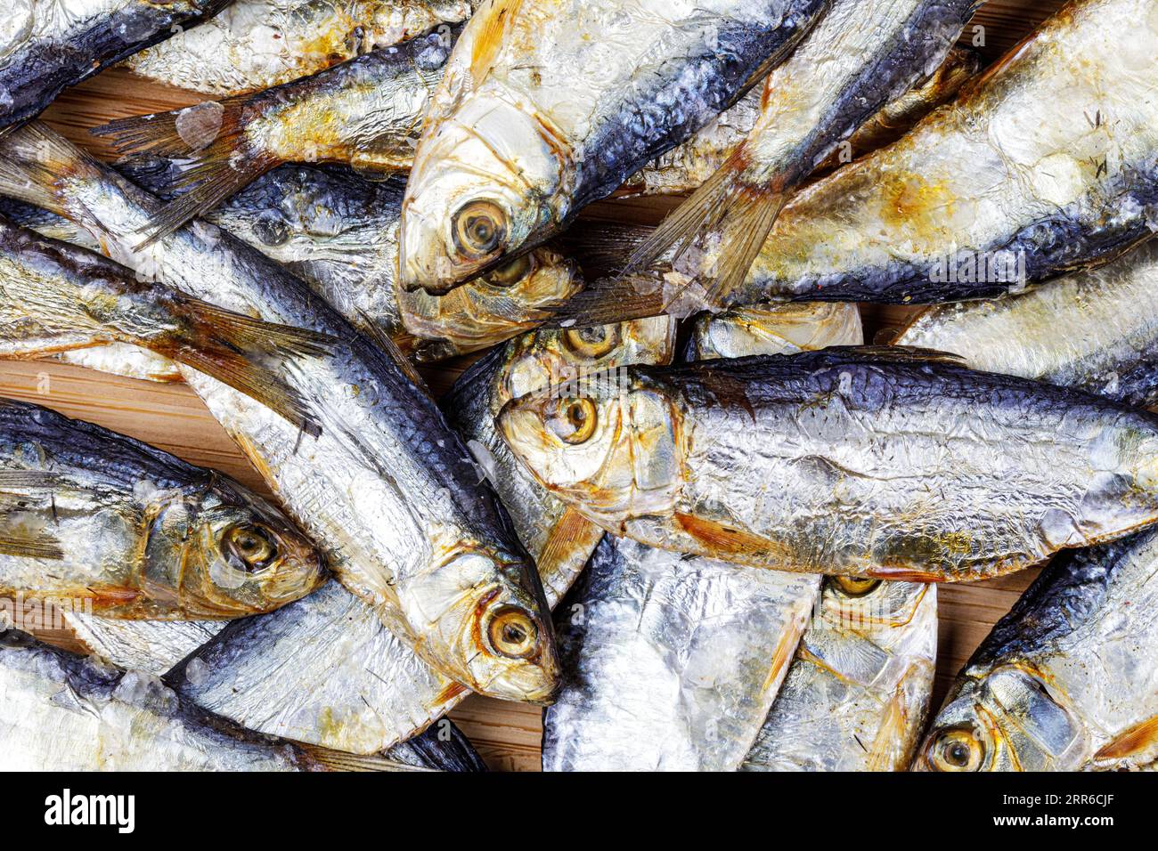 Petit poisson séché considéré comme une épicerie fine dans la plupart des pays asiatiques, Philippines, Asie du Sud-est Banque D'Images
