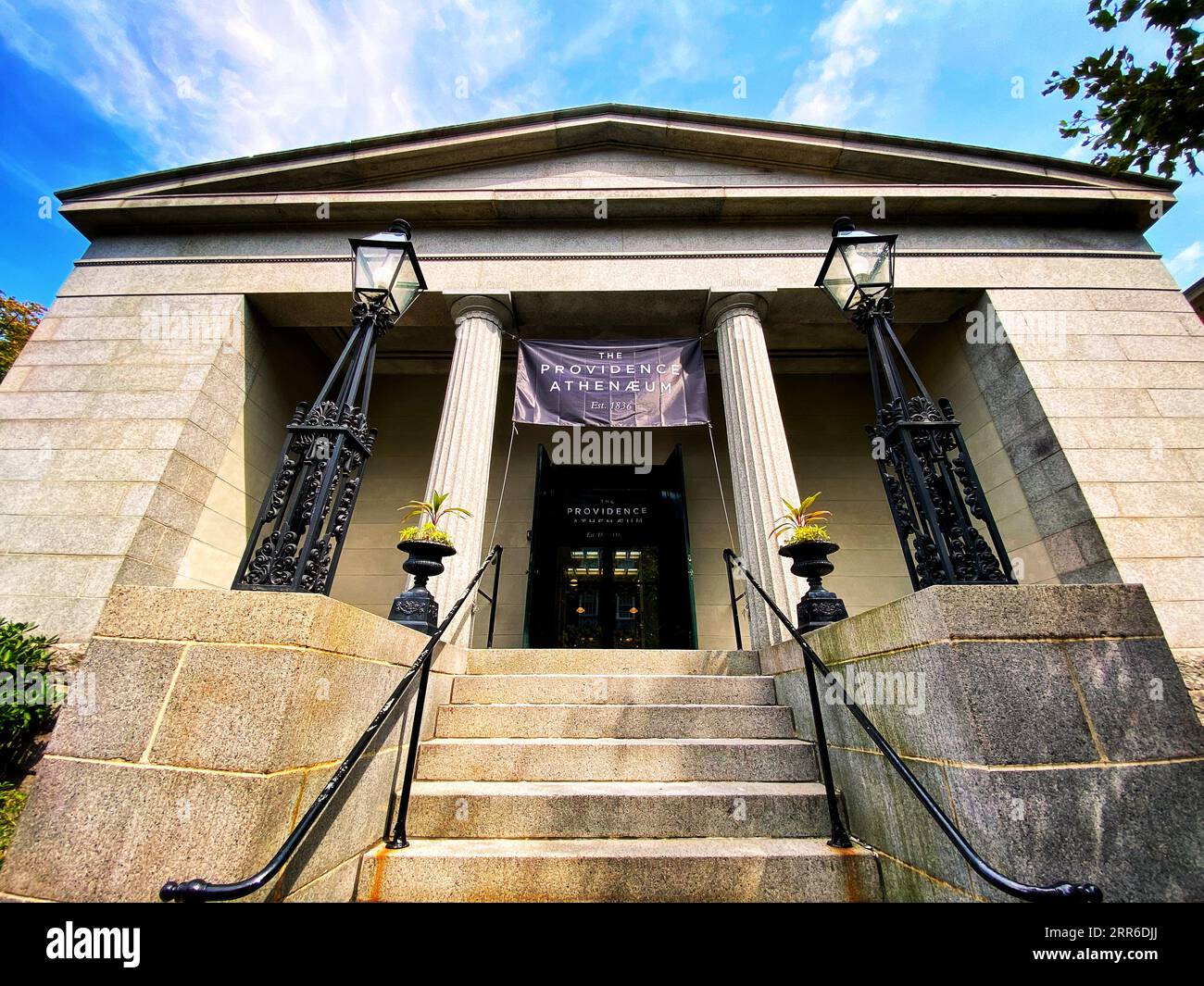Le Providence Athenaeum, à Providence, Rhode Island Banque D'Images
