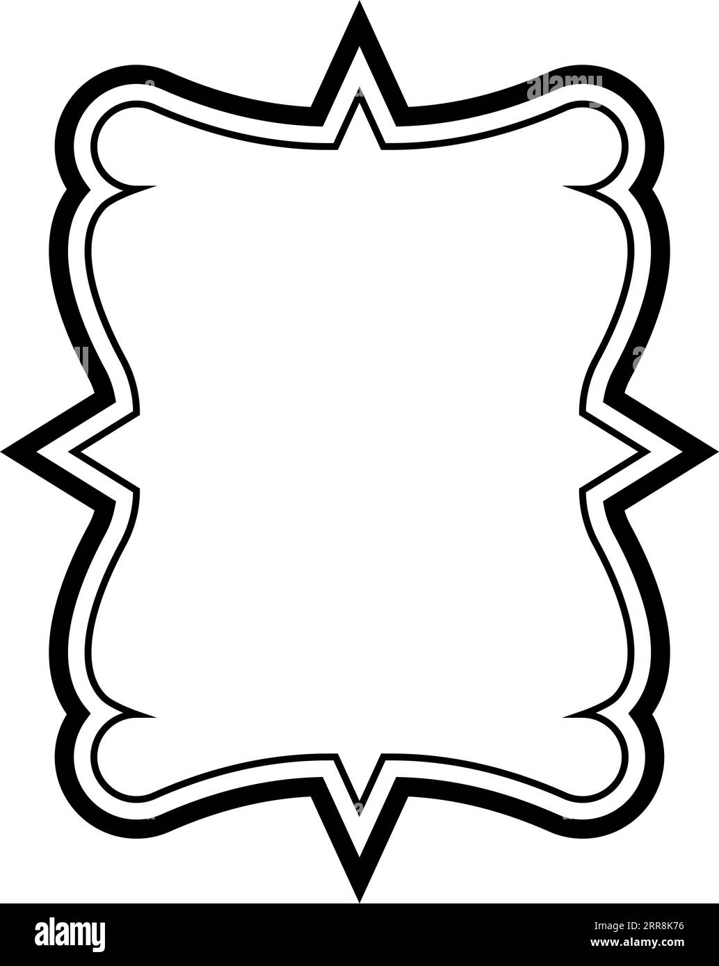 Cadres d'étiquettes vintage cadres d'étiquettes rétro Illustration de Vecteur