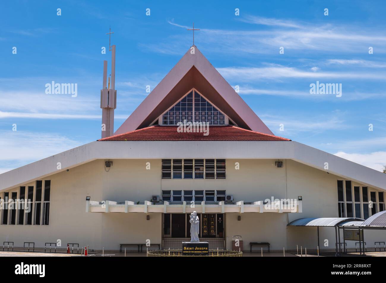 Cathédrale du Sacré-cœur construite en 1979 et située à Kota Kinabalu, Sabah, Malaisie orientale Banque D'Images