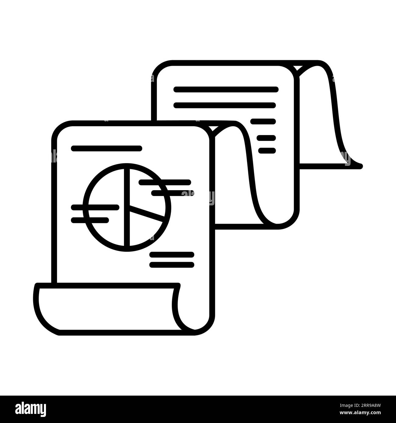 Message fax isolé sur blanc Illustration de Vecteur