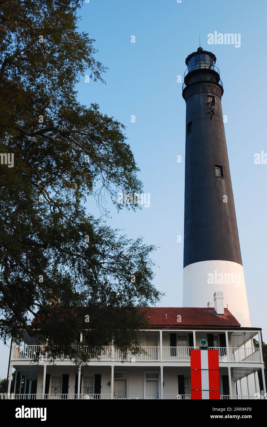 Pensacola Lighthouse, Floride Banque D'Images
