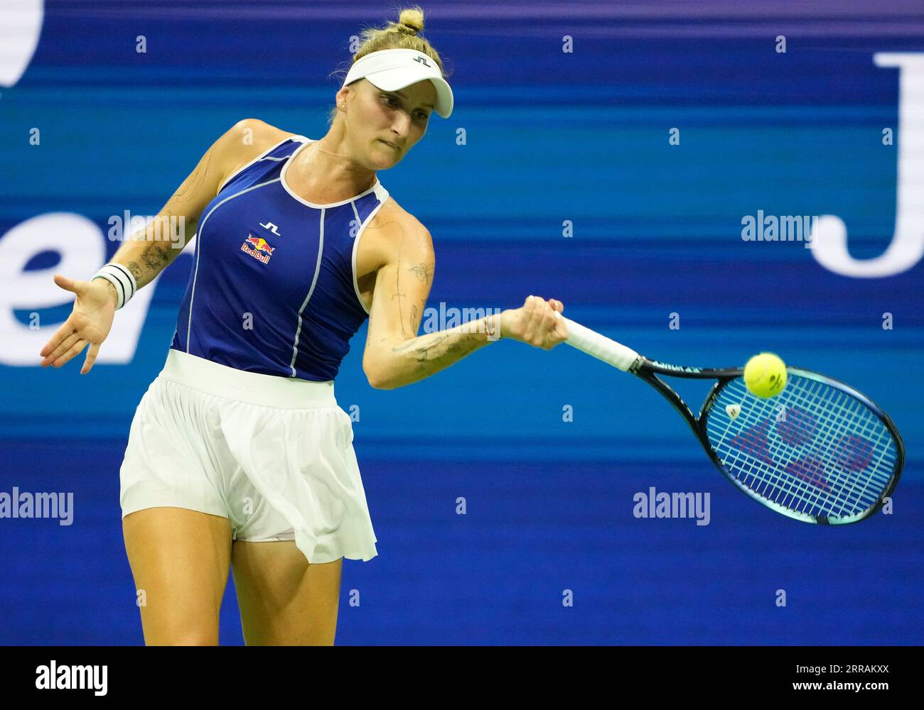 6 septembre 2023 : Marketa Vondrousova (CZE) perd face à Madison Keys (USA), 6-1, 6-4 à l'US Open au Billie Jean King National tennis Center à Flushing, Queens, NY, {USA} © Grace Schultz/Cal Sport Media Banque D'Images