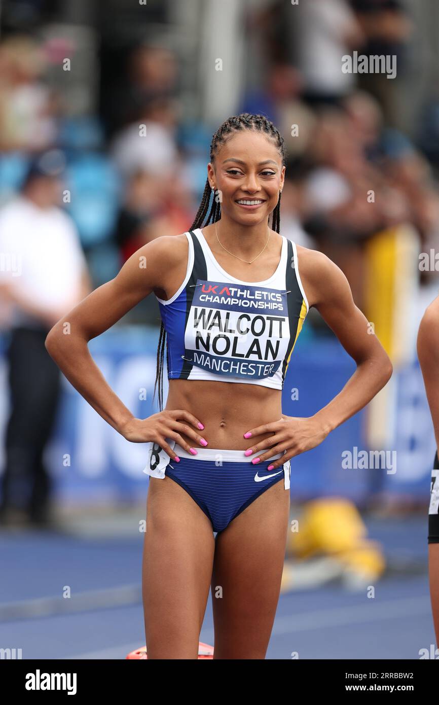 Revee Walcott-Nolan au 800m au Championnat d'athlétisme britannique 2023 Banque D'Images