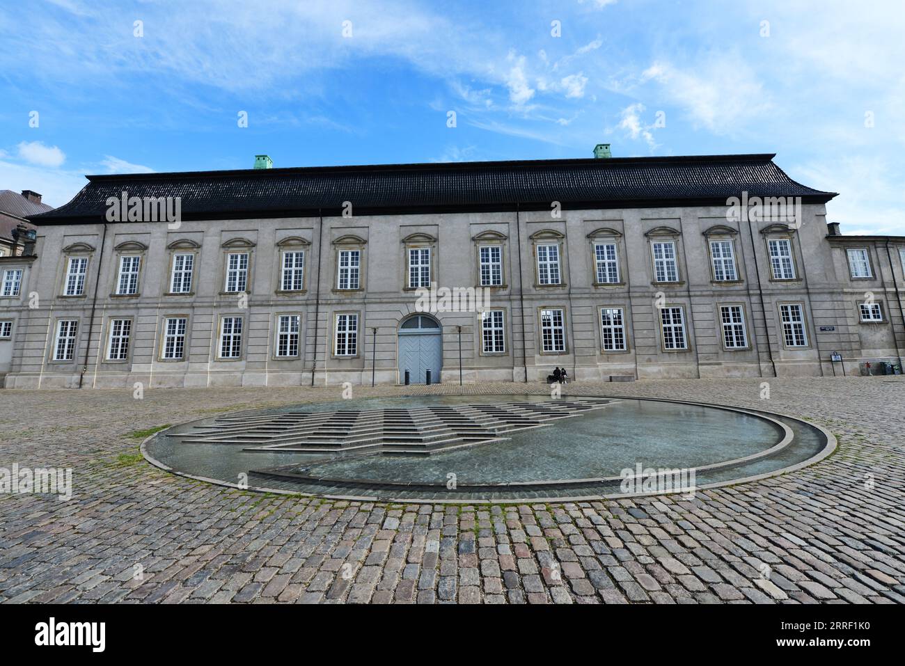 Bertel Thorvaldsens Plads près du palais Christiansborg à Copenhague, Danemark. Banque D'Images