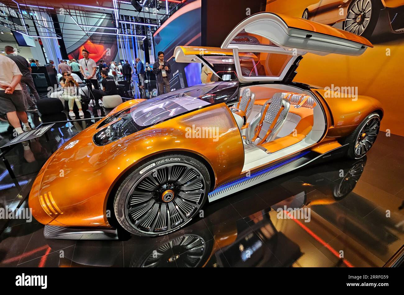 Salon international de l'automobile Allemagne IAA - Mercedes New Vision One-Eleven modèle Banque D'Images