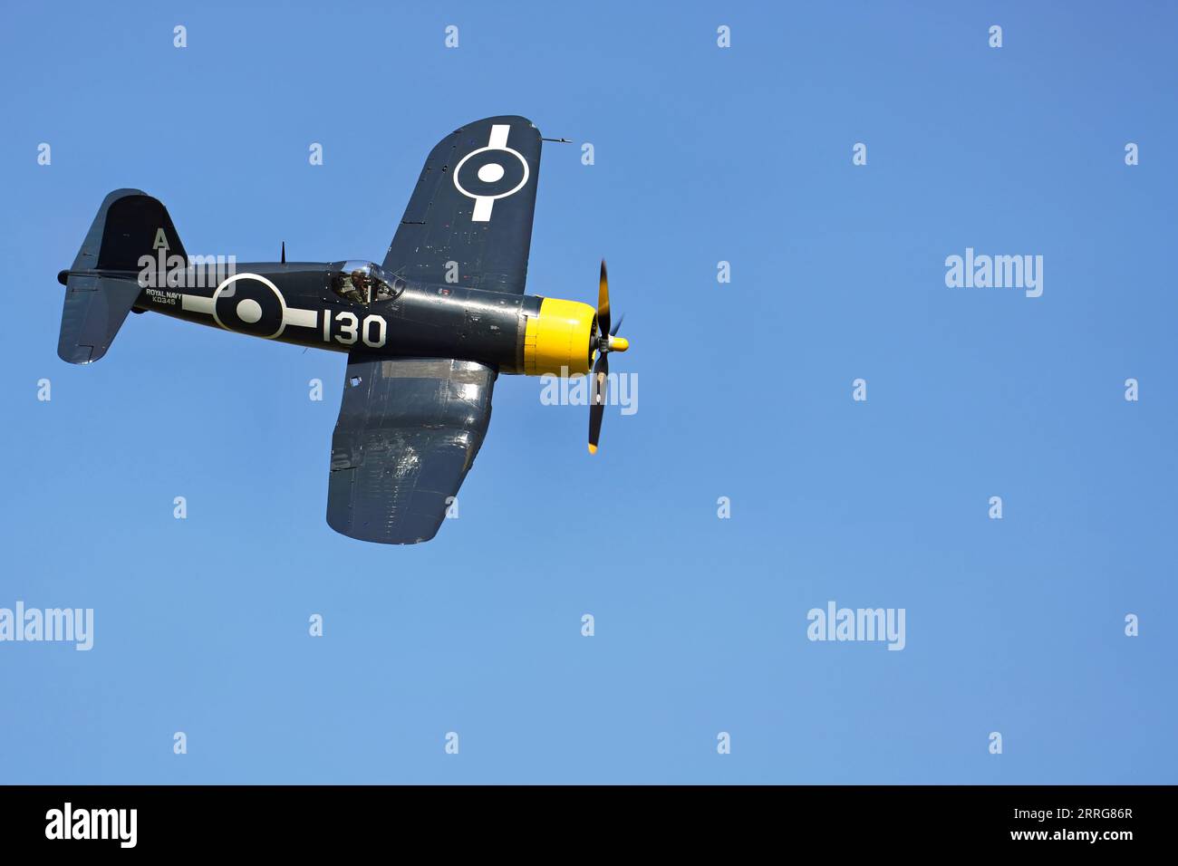 Goodyear Corsair FG-1D s'affiche au Cosby Victory Show en septembre 2023 Banque D'Images