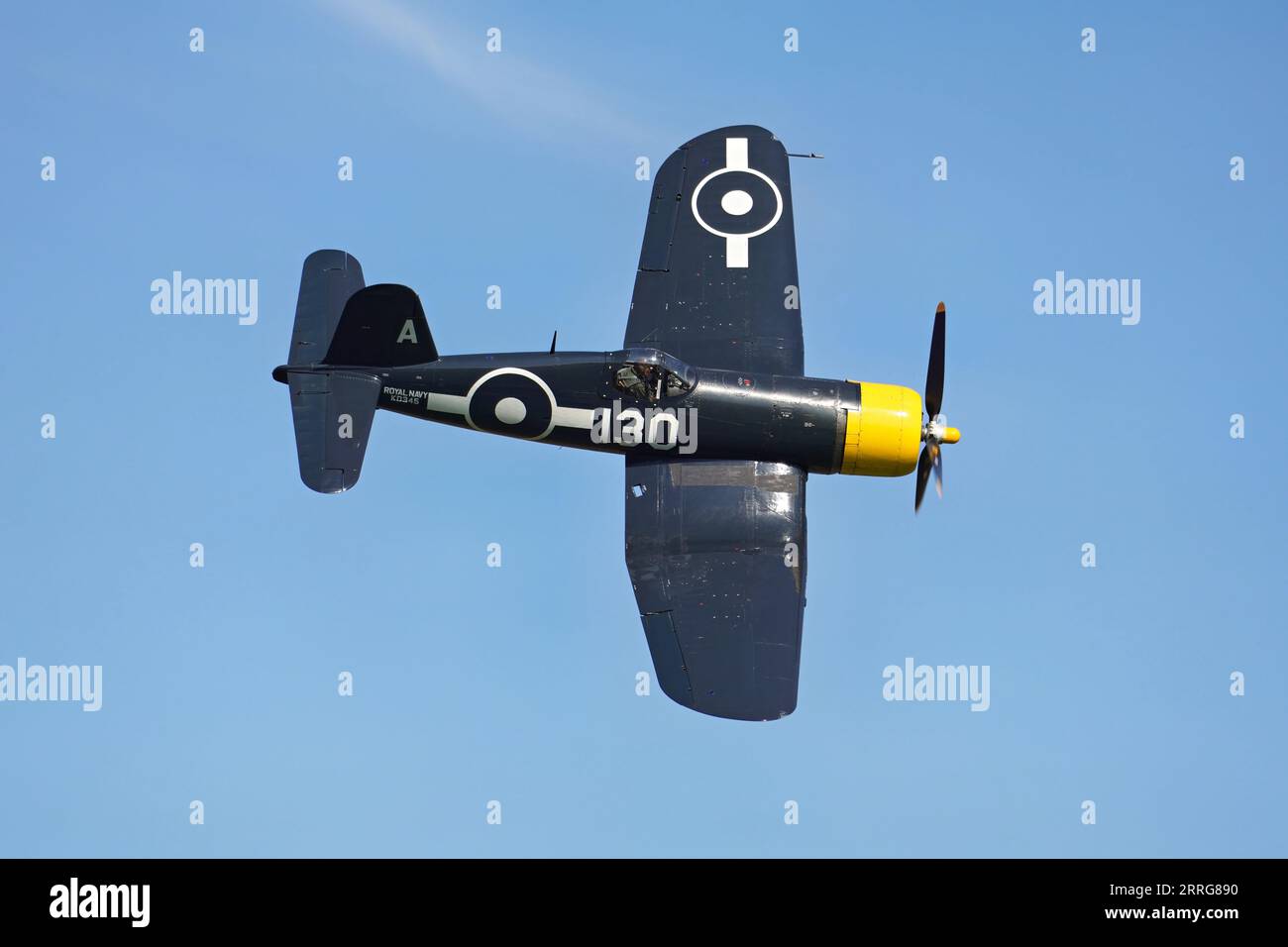 Goodyear Corsair FG-1D s'affiche au Cosby Victory Show en septembre 2023 Banque D'Images
