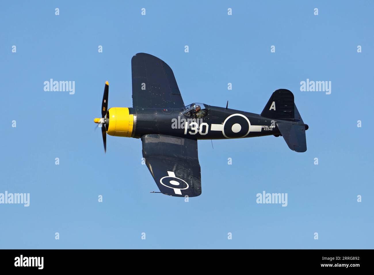 Goodyear Corsair FG-1D s'affiche au Cosby Victory Show en septembre 2023 Banque D'Images
