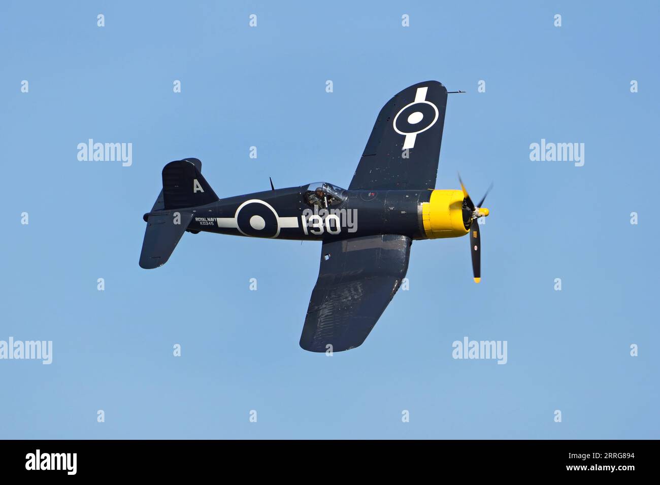 Goodyear Corsair FG-1D s'affiche au Cosby Victory Show en septembre 2023 Banque D'Images