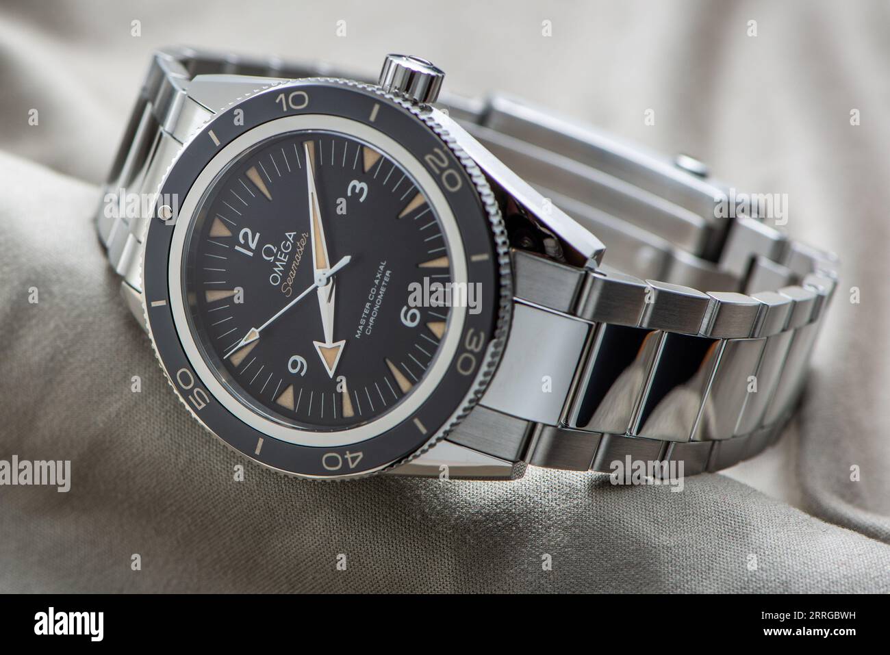 Modèle Omega Seamaster 300 Banque D'Images