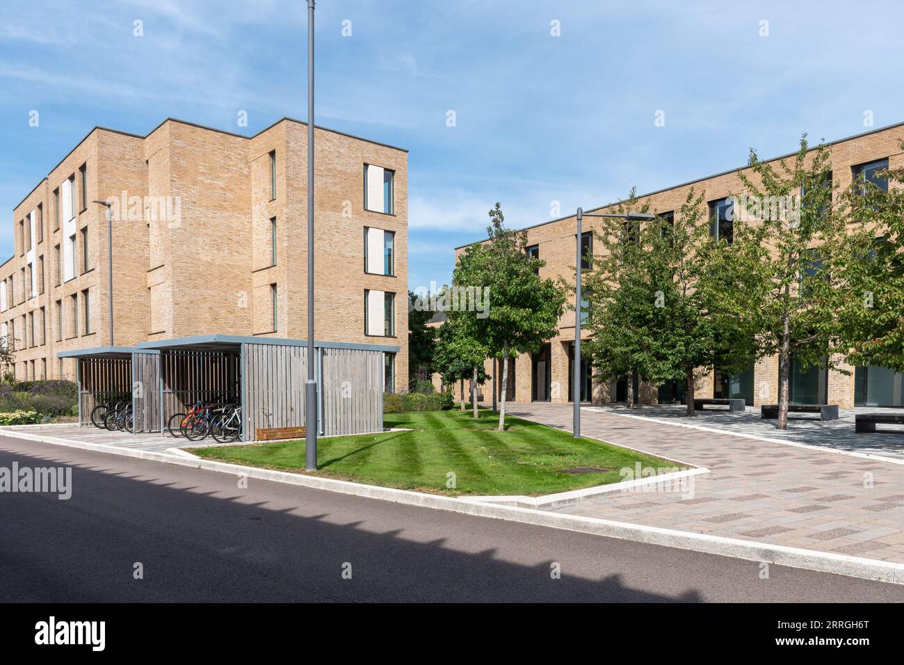 Hox Park Halls of Residence, nouveau logement étudiant près d'Egham, Surrey, Angleterre, Royaume-Uni, pour les étudiants de l'Université de Londres Royal Holloway, 2023 Banque D'Images