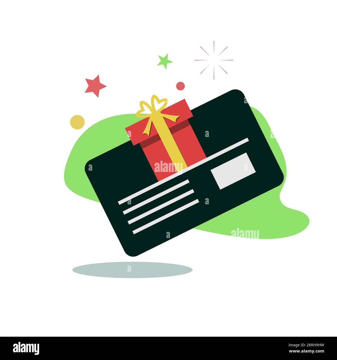 Échangez le bon de réduction de la carte-cadeau Image Vectorielle Stock -  Alamy