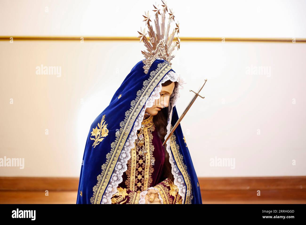 Notre-Dame des Dolours Statue de l'image - Nossa Senhora das Dores Banque D'Images