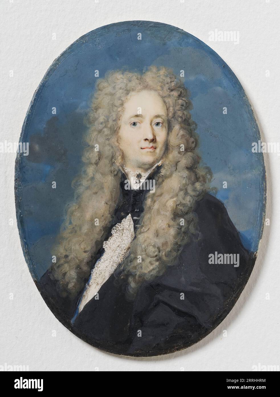 Portrait d'un homme inconnu, avant 1757. Banque D'Images