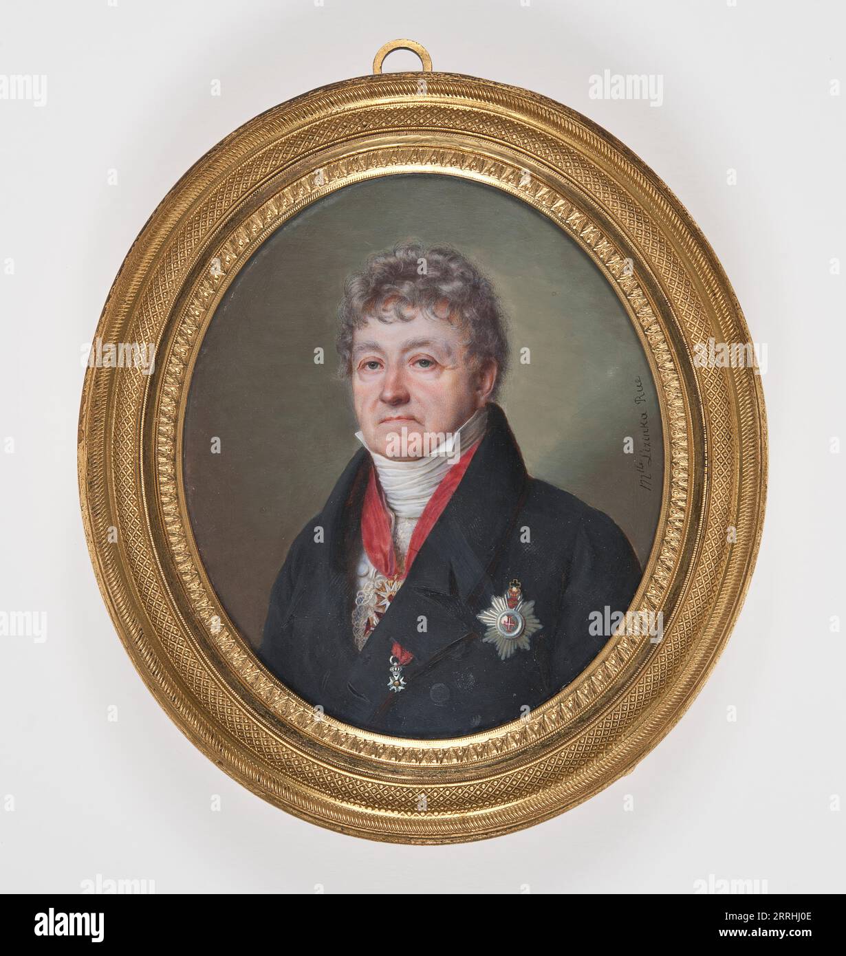 Portrait d'un homme noble, début du 19e siècle. Banque D'Images