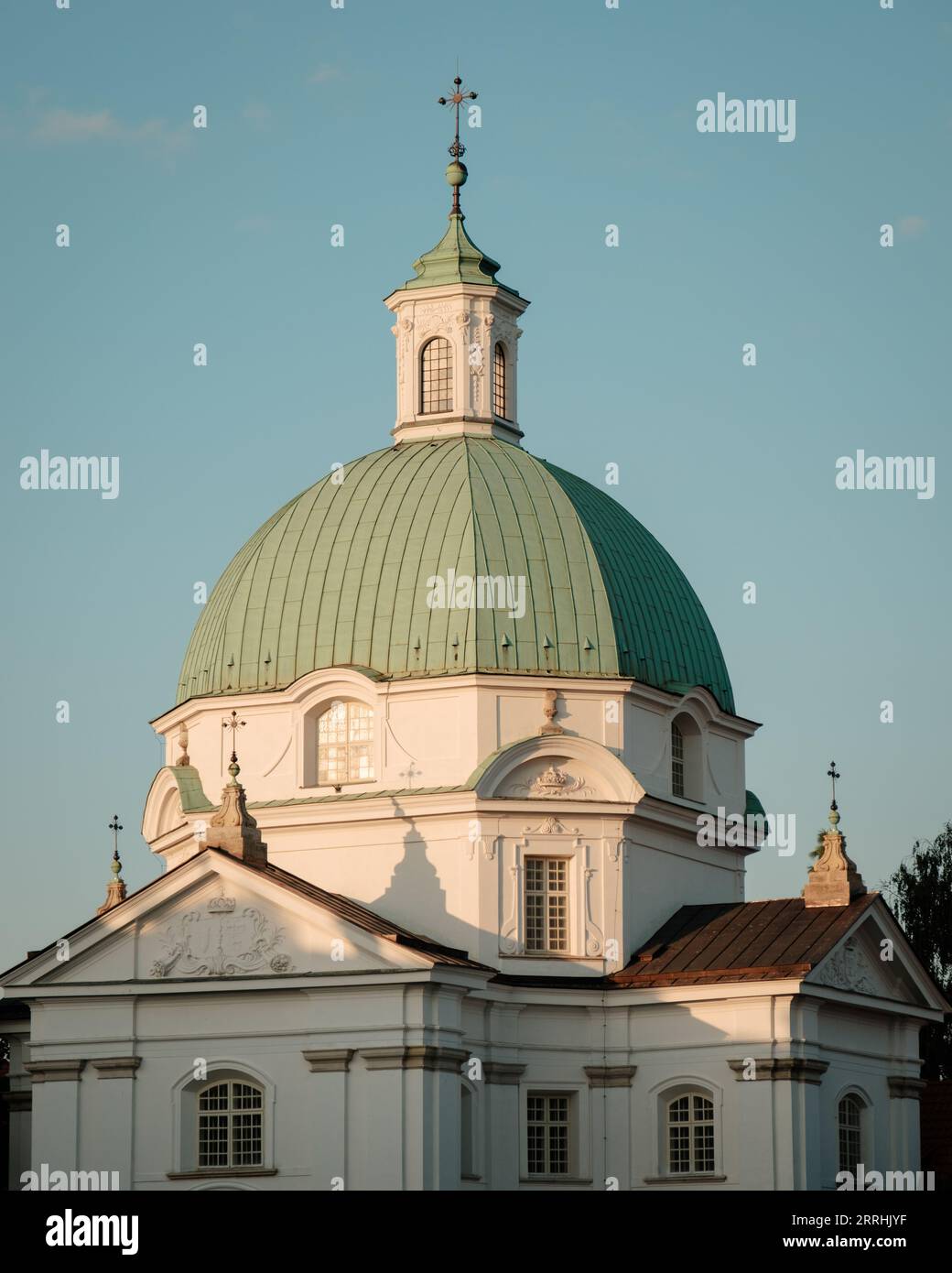 Église catholique romaine de Saint Casimir, à Varsovie, Pologne Banque D'Images