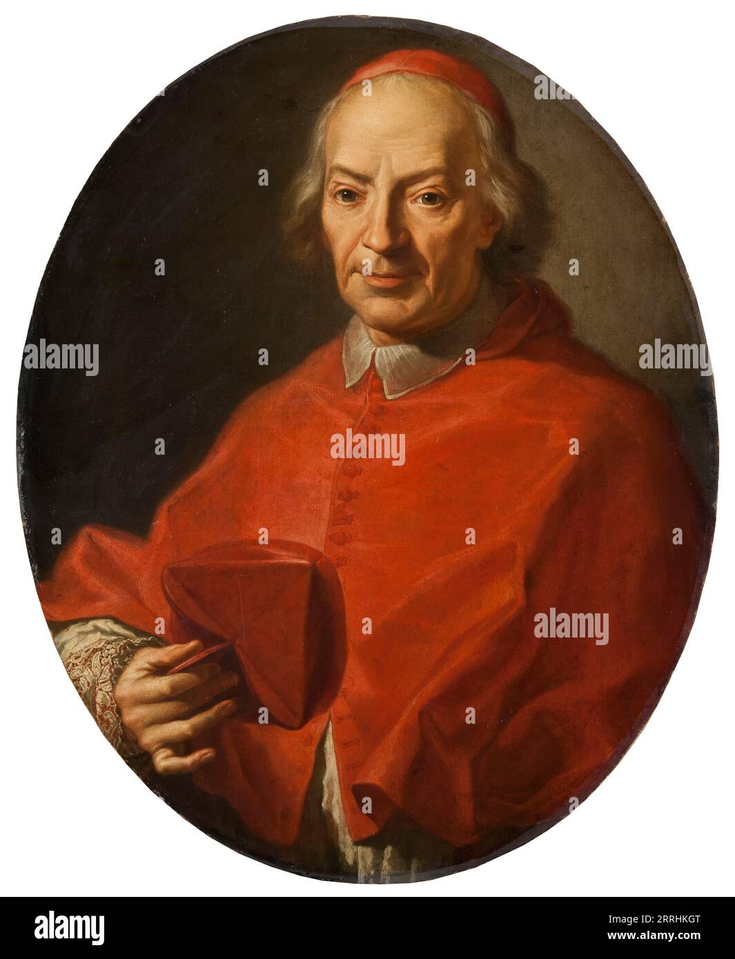 Portrait d'un cardinal, 17e siècle. Banque D'Images