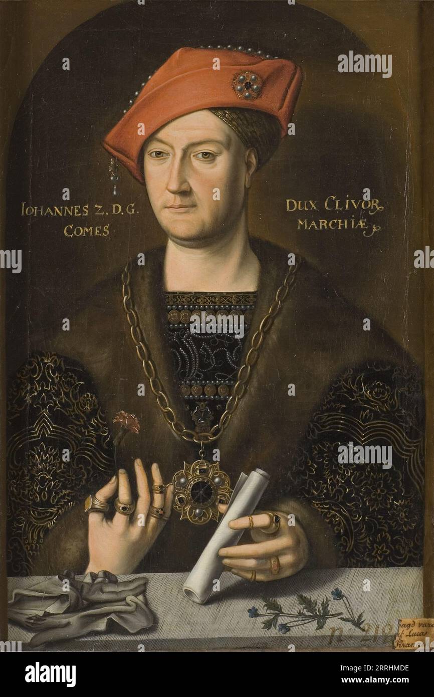 Jean II, 1458-1521, duc de Cleve, c15ème siècle. Banque D'Images