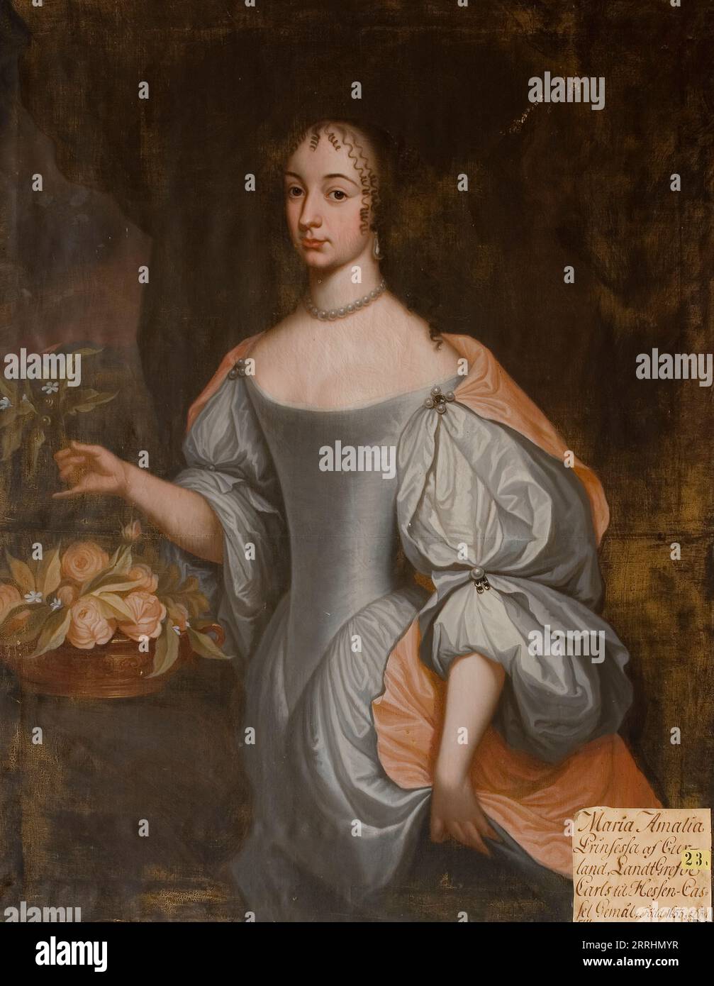 Maria Amalia, 1653-1711, 1729. Banque D'Images