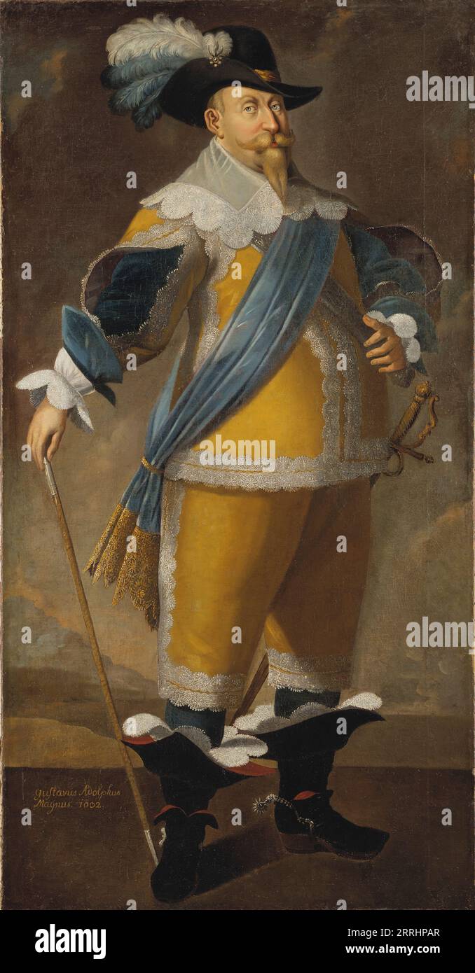 Gustave II Adolphe, 1594-1632, roi de Suède, c17ème siècle. Banque D'Images