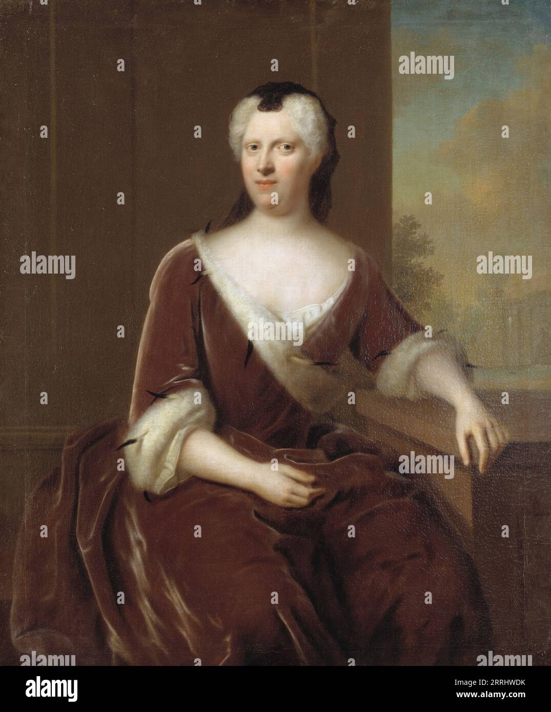 Fredrika Albertina, 1682-1755, Duchesse, 18e siècle. Banque D'Images