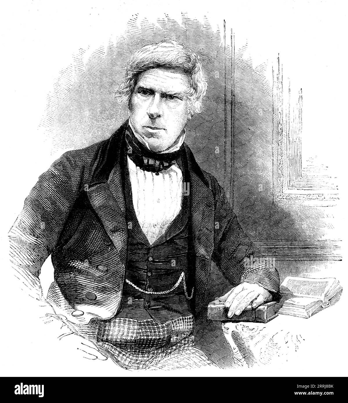 Le très honorable Lord Brougham - d'après une photographie de Claudet, 1858. '...après une longue absence de ce que l'on peut appeler la vie publique extérieure, Lord Brougham s'est présenté l'année dernière pour présider à l'inauguration d'une nouvelle association qui, maintenant dans sa deuxième année d'existence, on peut dire qu'il a atteint une croissance sans précédent dans toute combinaison de caractère similaire; et ce n'est pas trop dire qu'il sera, parmi ses autres réalisations dans l'avancement du progrès humain, considéré comme le principal fondateur de la Société pour la promotion des sciences sociales... pour employer une expression commune, il a jamais été t Banque D'Images