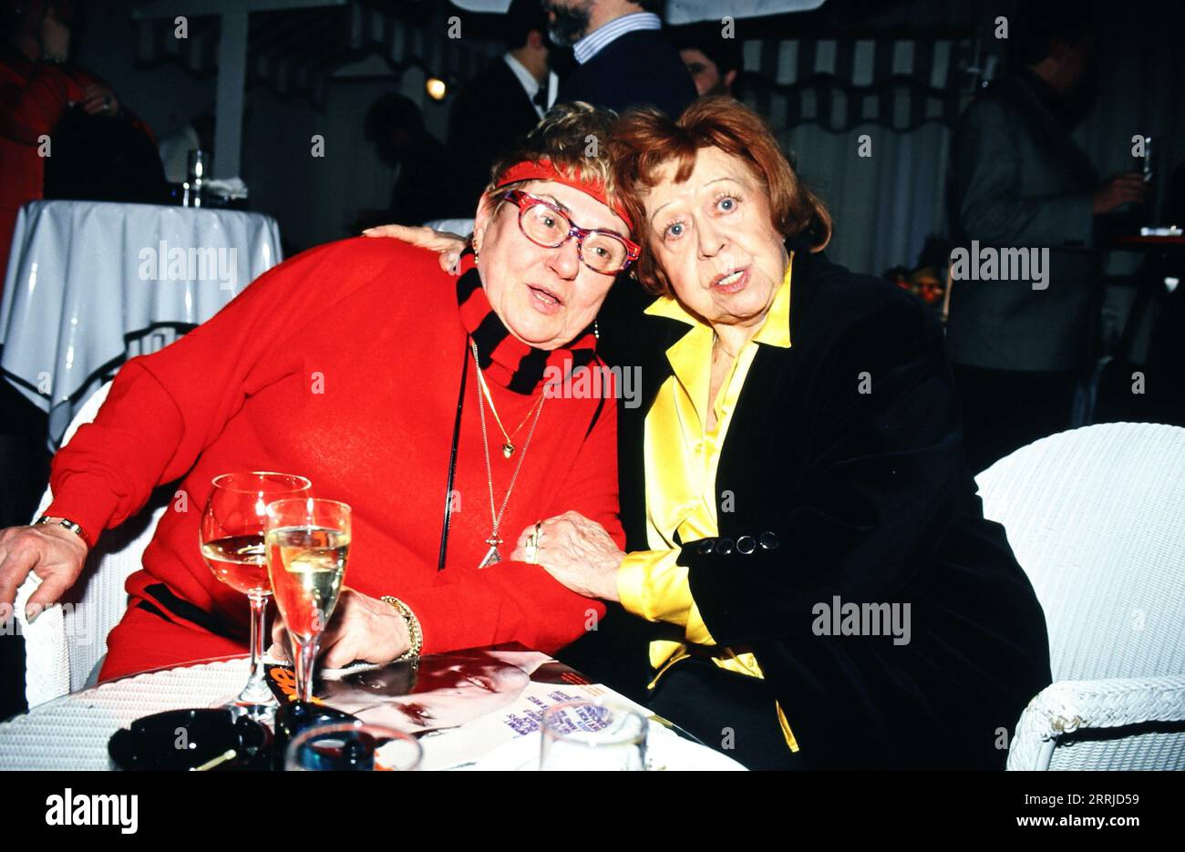 Johanna König et Brigitte Mira, vers 1997. Banque D'Images