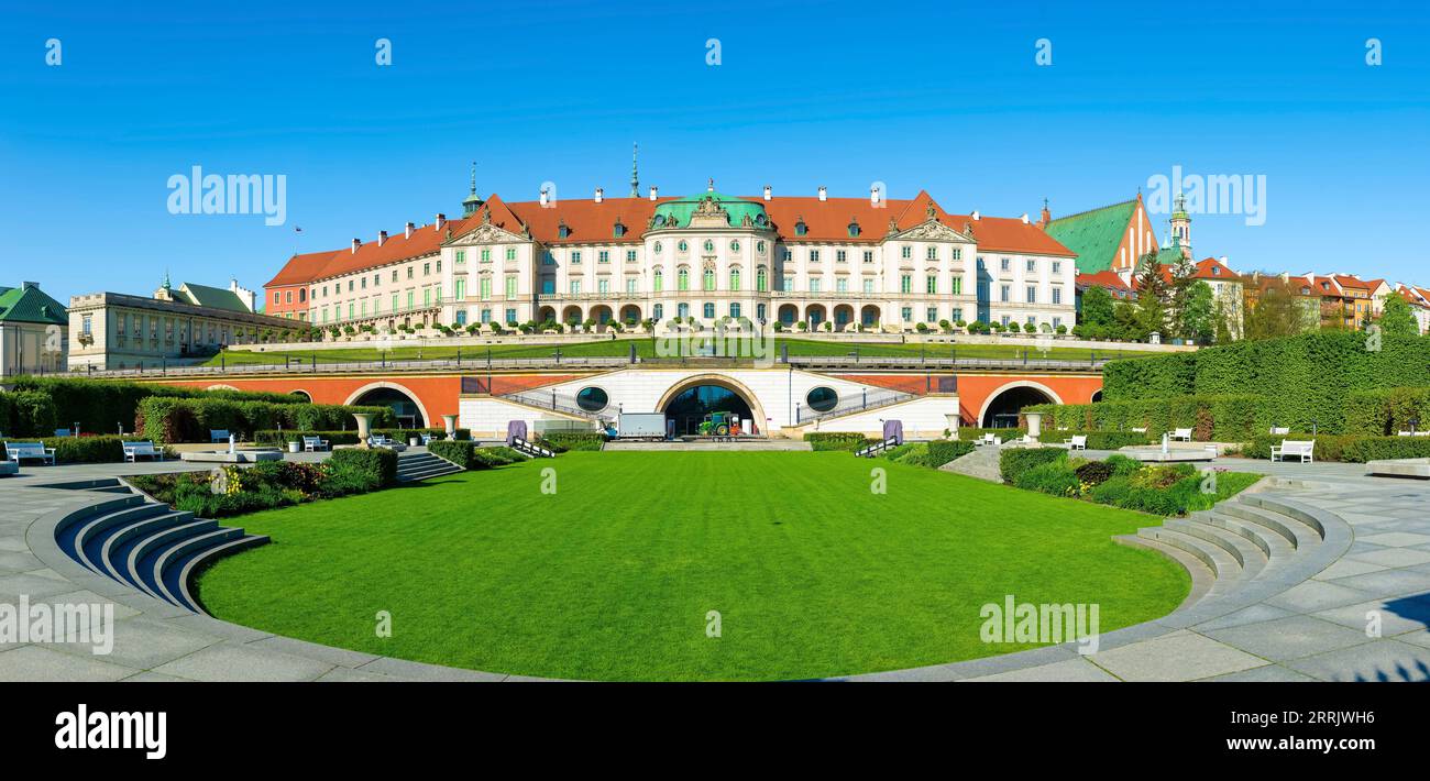 Château Royal, un célèbre monument dans la vieille ville de Varsovie, Pologne Banque D'Images