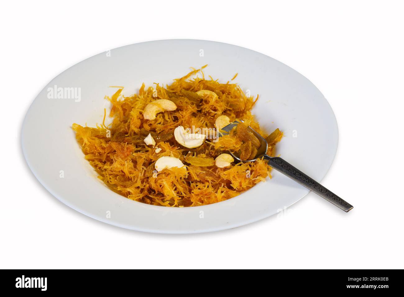 vermicelles communément connues sous le nom de sevaiyan avec des noix de cajou et de la résine Banque D'Images