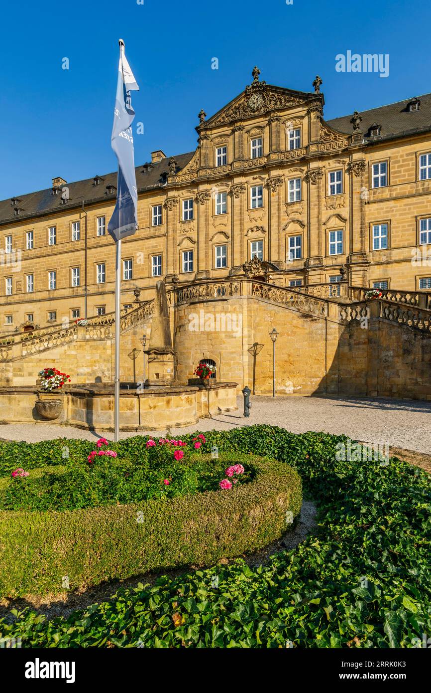 L'ancienne abbaye bénédictine du monastère de Banz abrite aujourd'hui le centre éducatif de la Fondation Hans Seidel, à Bad Staffelstein, en Allemagne Banque D'Images