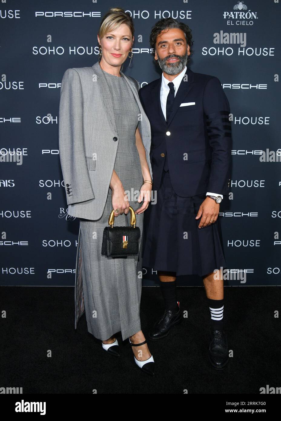 Oscar Isaac et Elvira Lind Banque D'Images