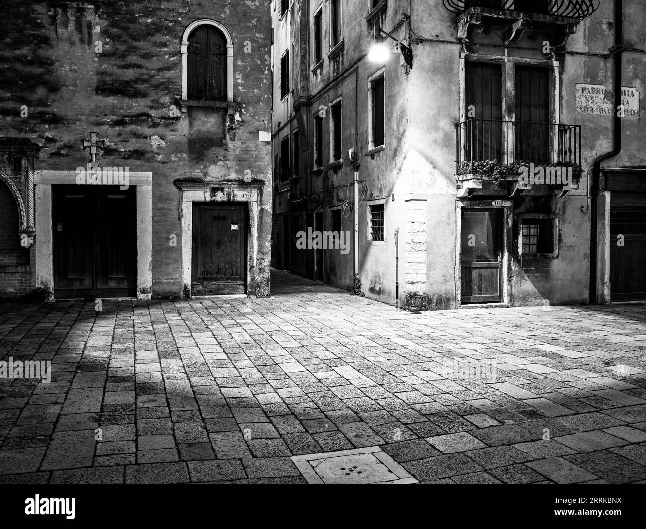 À l'ancienne église Chiesa di San Gregorio à Venise, Banque D'Images