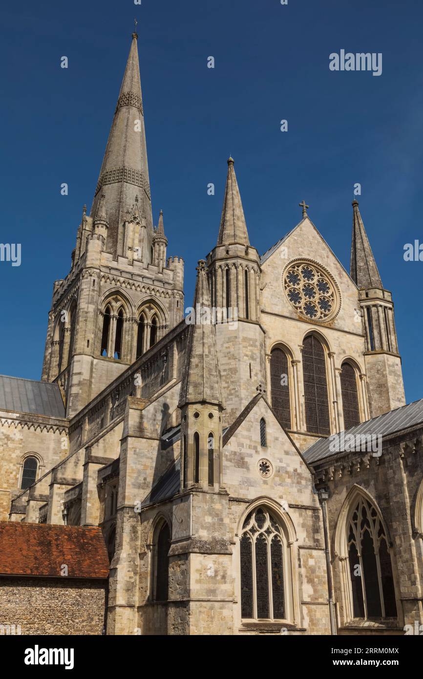 Angleterre, Sussex, Sussex de l'Ouest, Chichester, Cathédrale de Chichester Banque D'Images