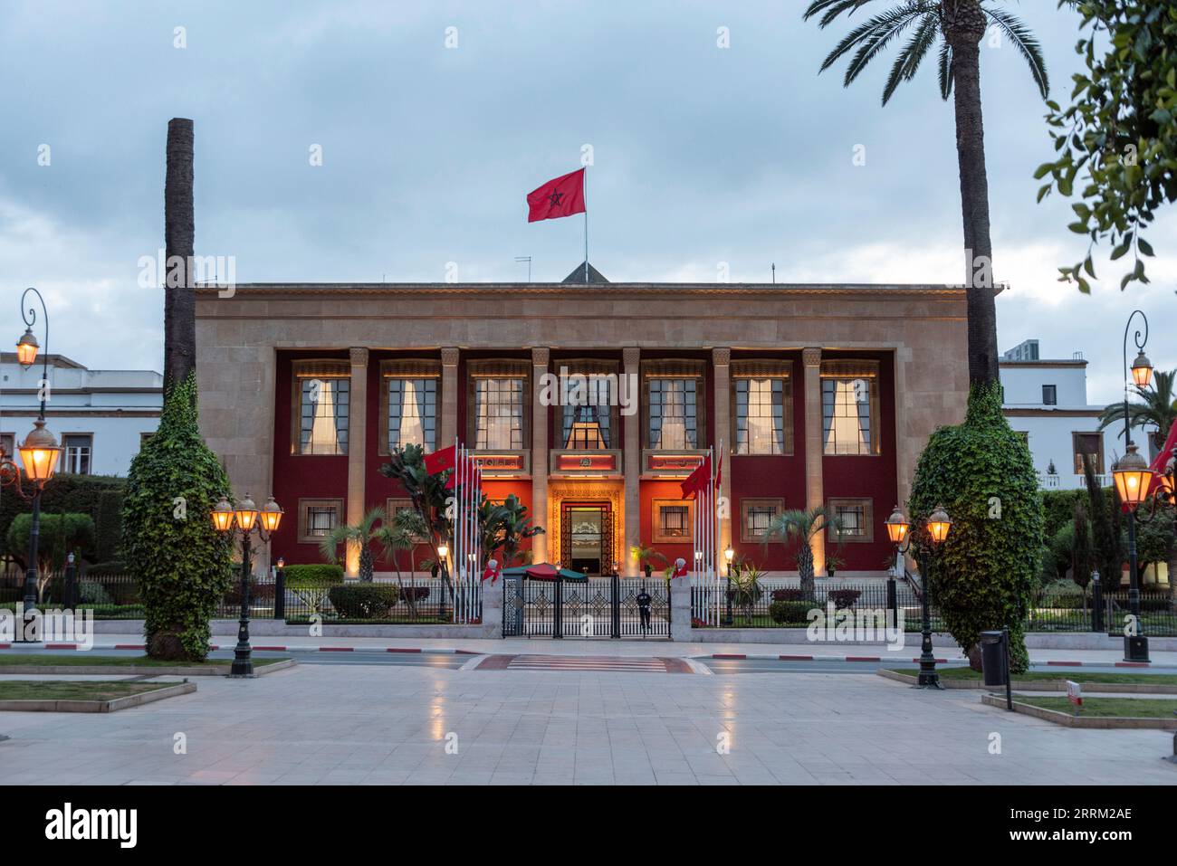 La Chambre des représentants au centre de Rabat, au Maroc Banque D'Images