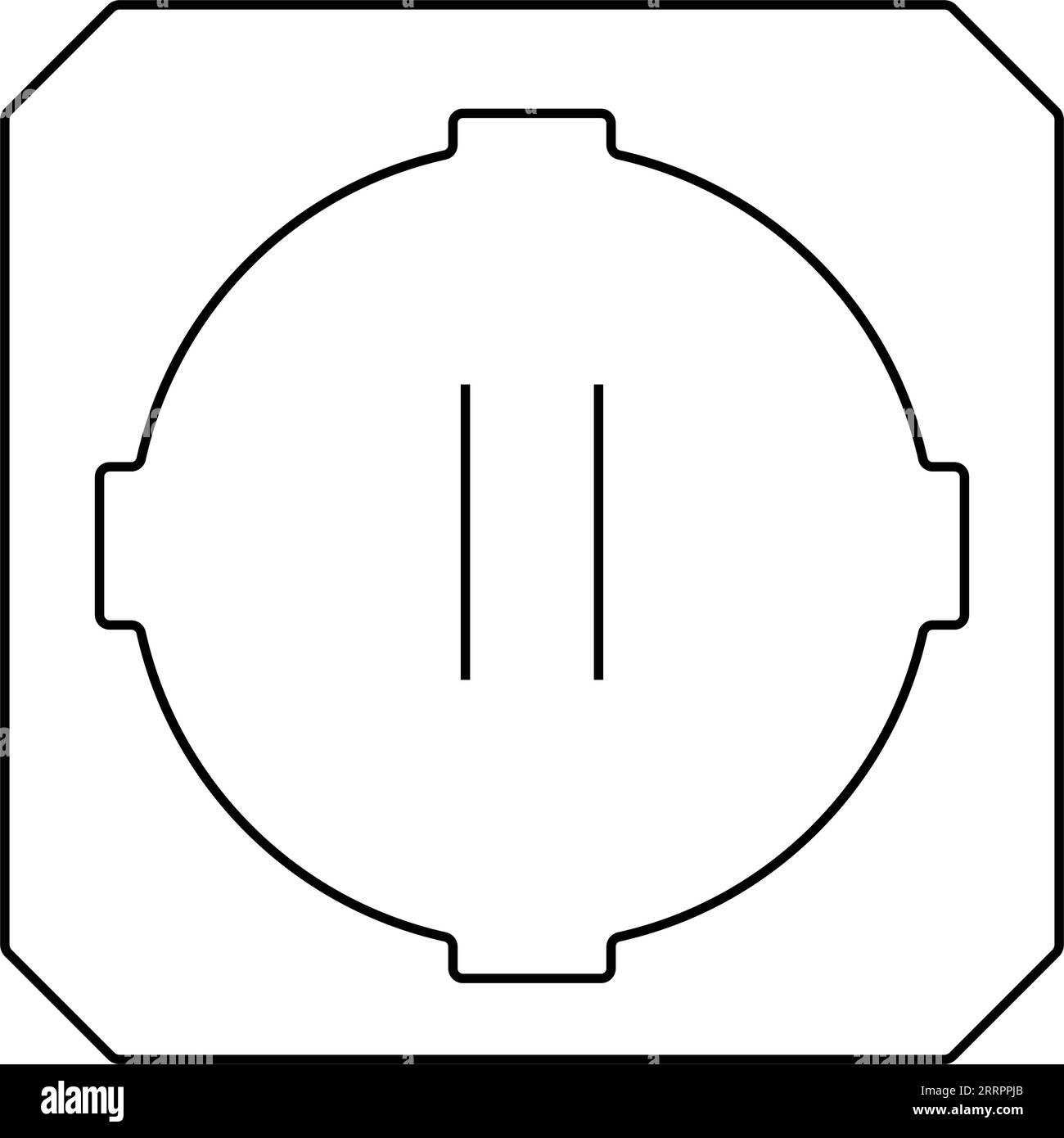 conception d'illustration vectorielle d'icône d'arène de sumo Illustration de Vecteur