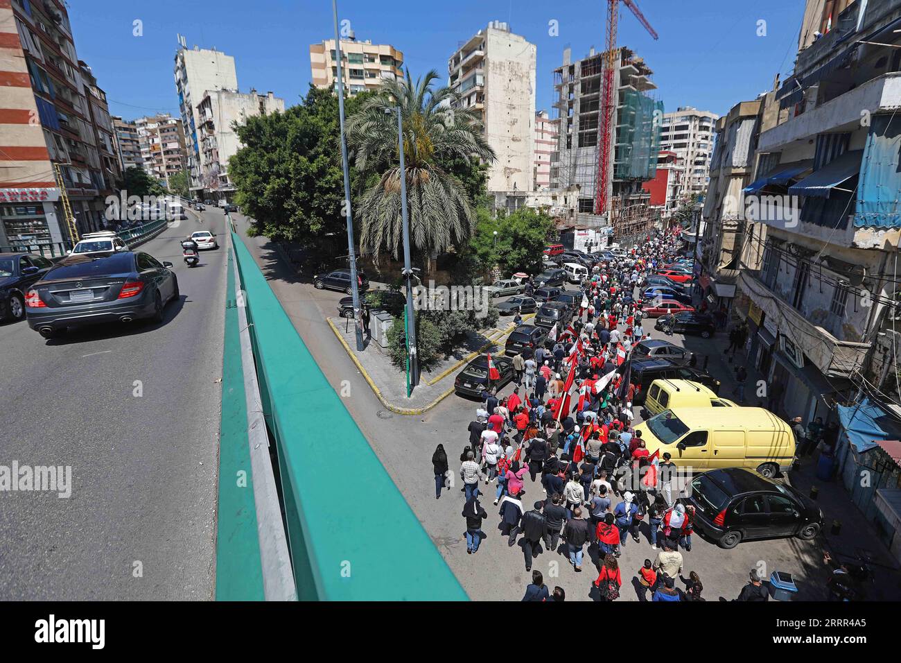 230502 -- BEYROUTH, le 2 mai 2023 -- les Libanais célèbrent la Journée internationale des travailleurs à Beyrouth, au Liban, le 1 mai 2023. LIBAN-BEYROUTH-INT L JOURNÉE DES TRAVAILLEURS BILALXJAWICH PUBLICATIONXNOTXINXCHN Banque D'Images