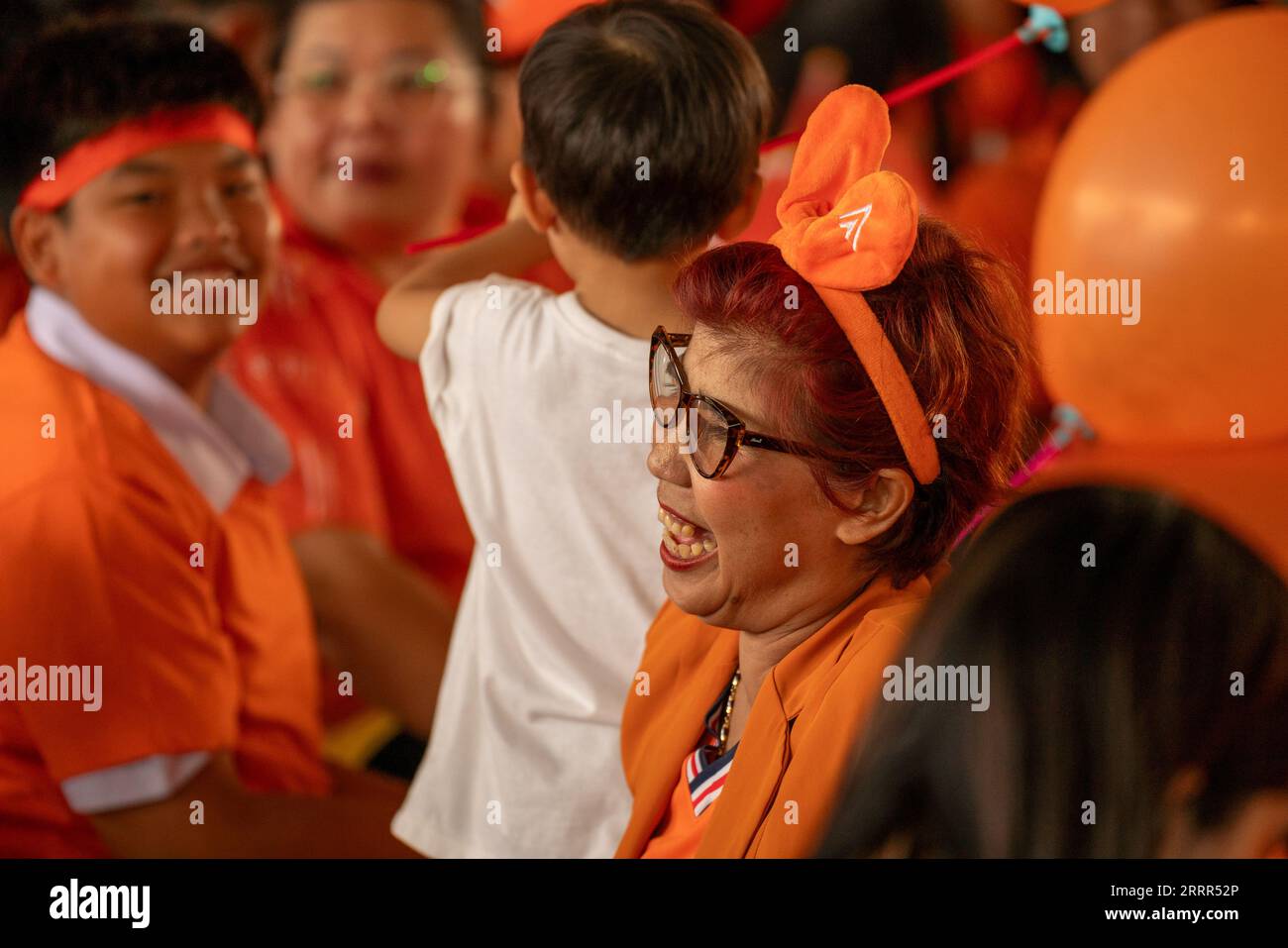 Campagne électorale du parti Move Forward à Rayong - septembre 2023 Banque D'Images