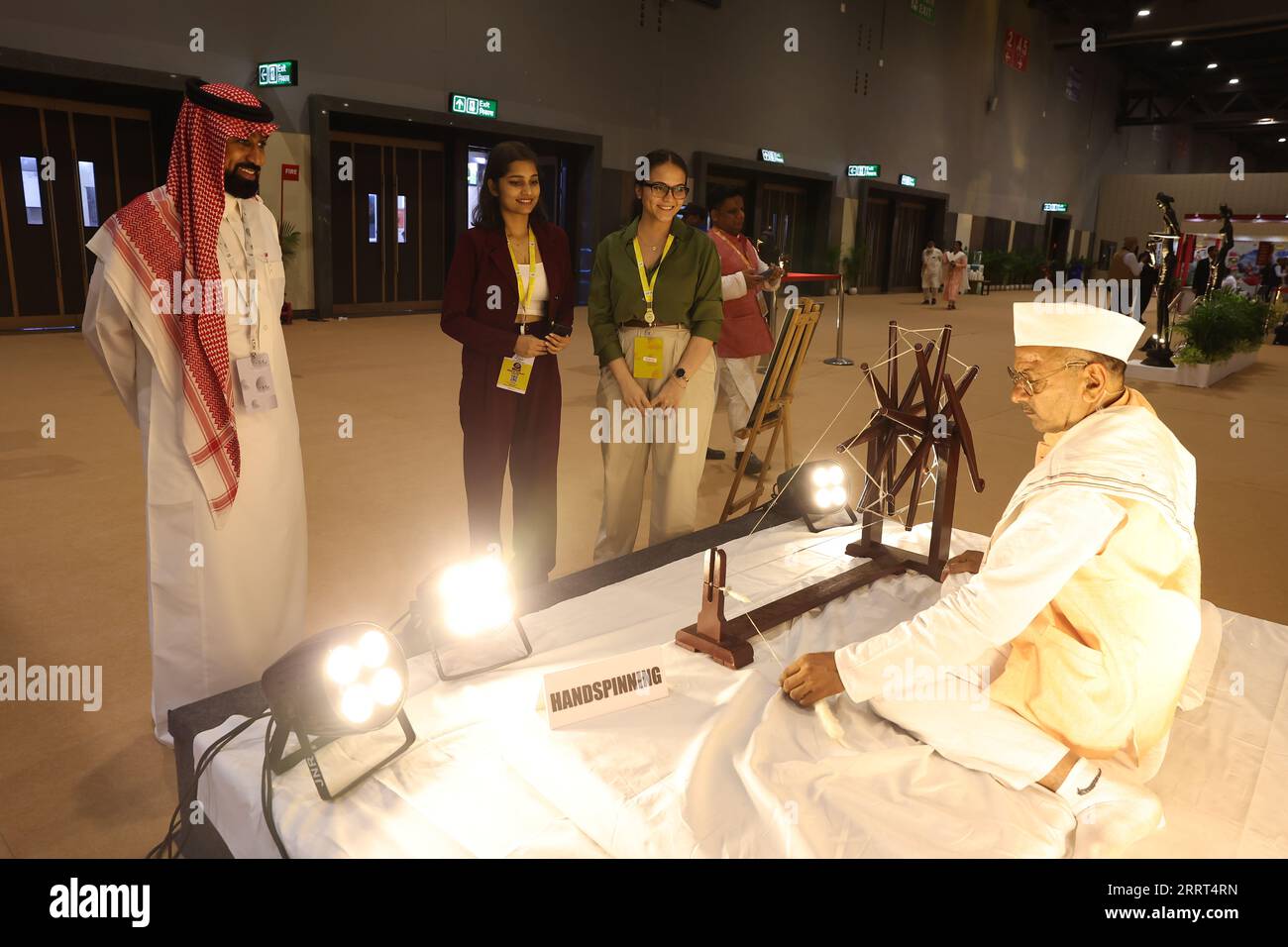 Delhi, Inde. 09 septembre 2023. G20 Exhibition a été extracteur de foule de l'artisanat, du patrimoine, des produits faits à la main etc Crédit : Seshadri SUKUMAR/Alamy Live News Banque D'Images