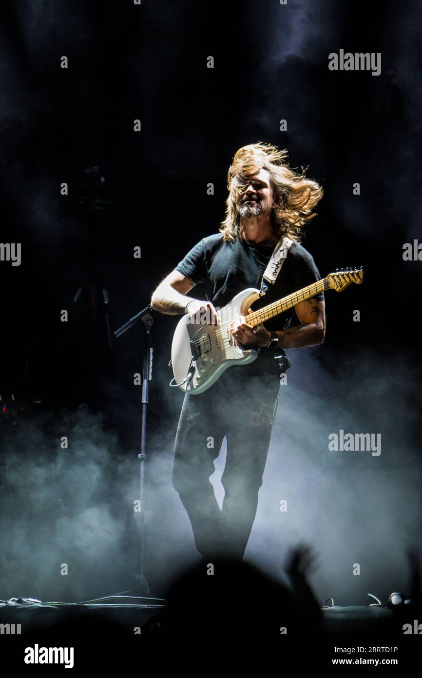 Festival vive Latino, edición España 2023. El festival acogió en Zaragoza a artistas como Juanes, Andrés Calamaro, Ana Tijoux, M-CLAN o Delaporte. Banque D'Images