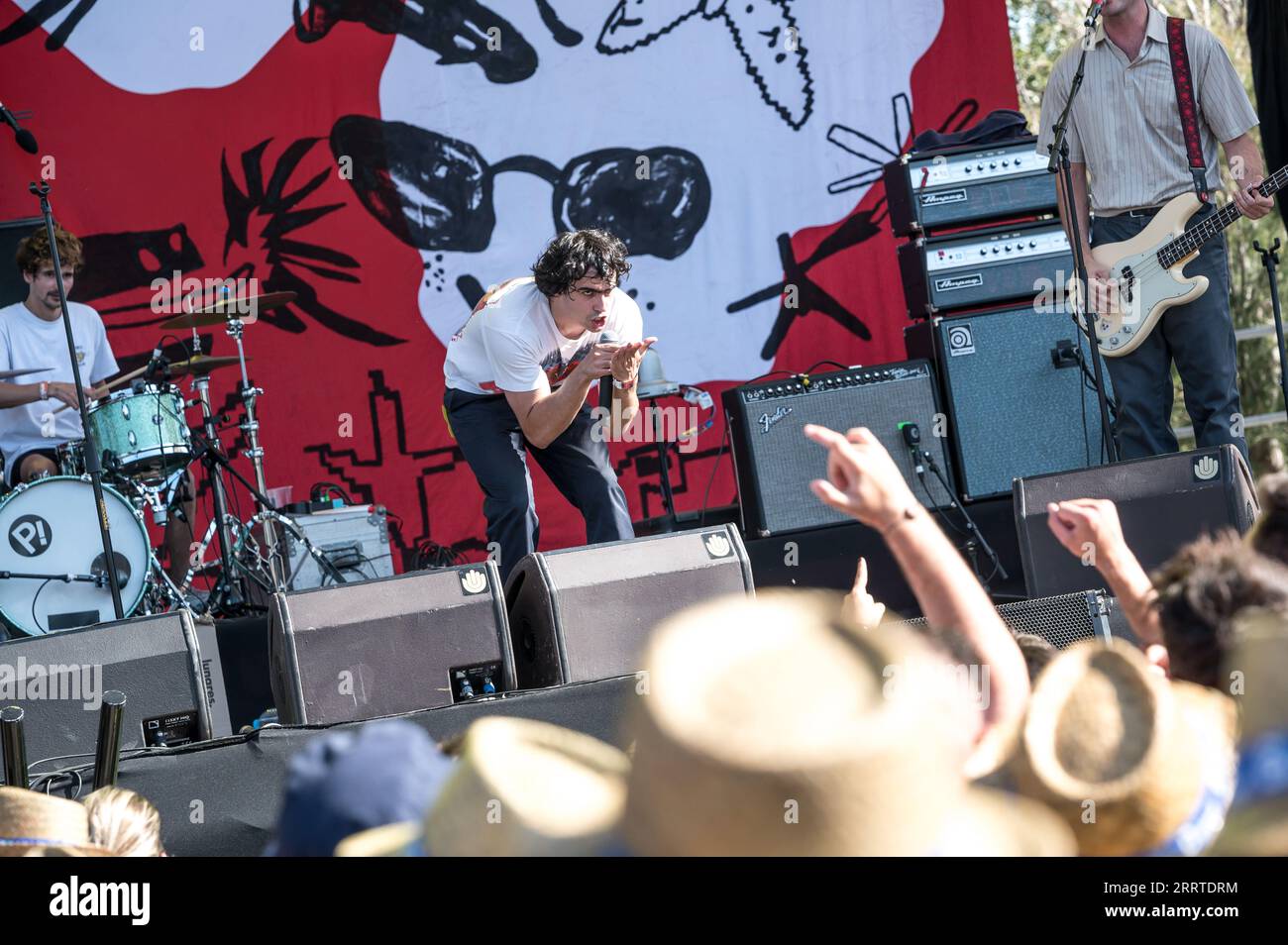 Festival vive Latino, edición España 2023. El festival acogió en Zaragoza a artistas como Juanes, Andrés Calamaro, Ana Tijoux, M-CLAN o Delaporte. Banque D'Images