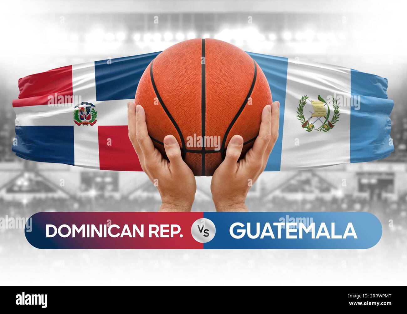 République dominicaine vs Guatemala équipes nationales de basket-ball match match compétition Cup image concept Banque D'Images