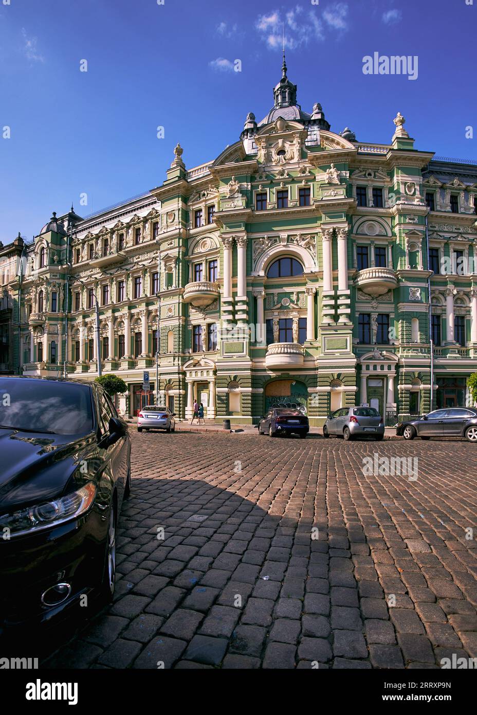 La maison de Russov à Odessa en Ukraine. Banque D'Images