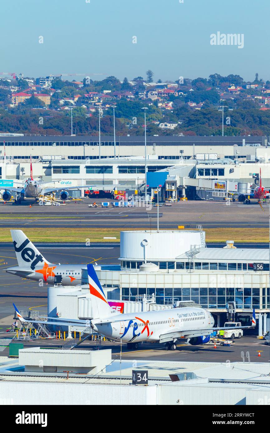 Sydney (Kingsford Smith) Airport à Sydney, Australie. Banque D'Images