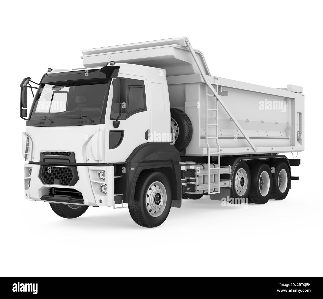 Camion benne basculante isolée Banque D'Images