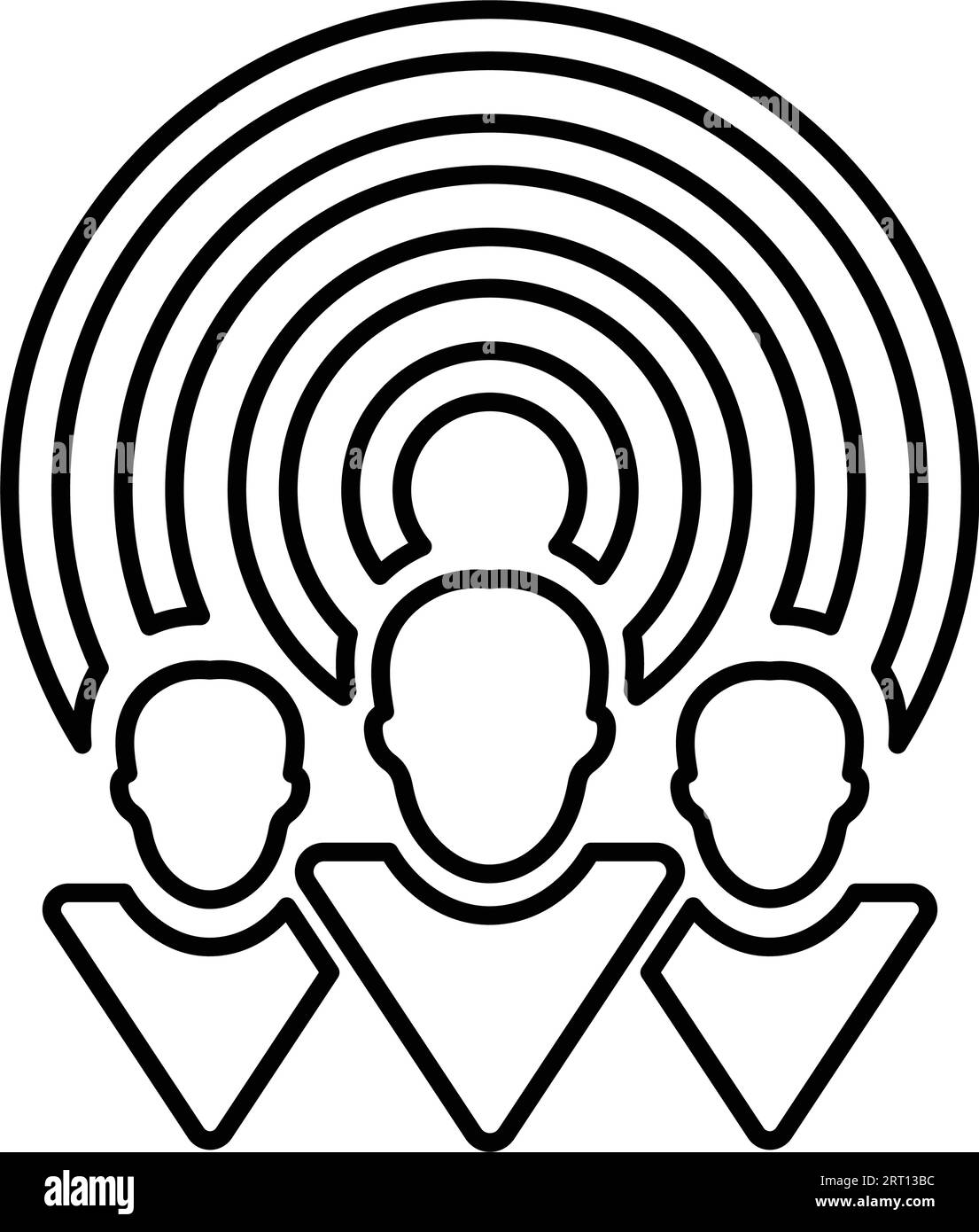 Icône inclusion. - Utilisation parfaite pour les fichiers imprimés et les présentations, la conception et le développement de sites Web, matériel promotionnel, illustrations ou tout type Illustration de Vecteur
