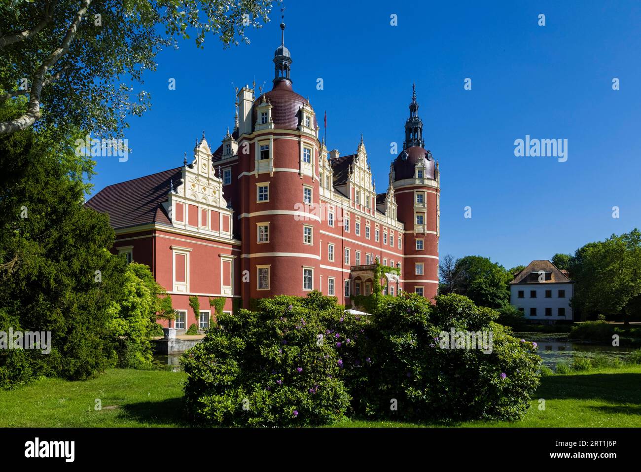 Fuerts Pueckler Park et Bad Muskau Castle Banque D'Images