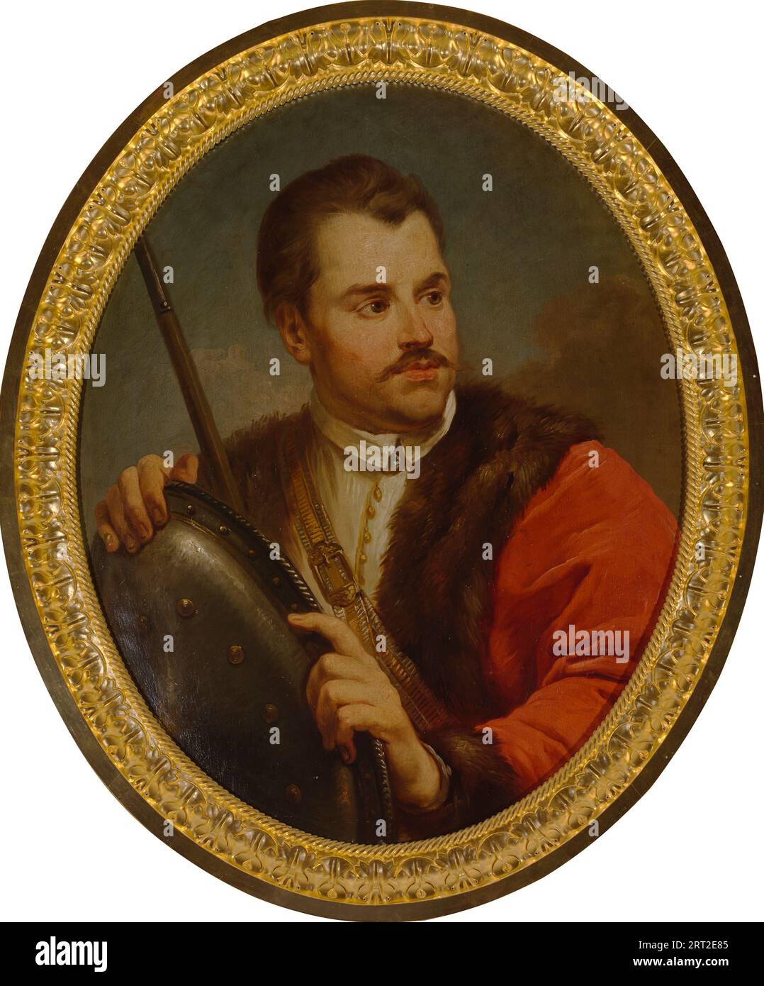 Portrait du prince Roman Sanguszko (1537-1571), 1768-1771. Trouvé dans la collection du château royal, Varsovie. Banque D'Images
