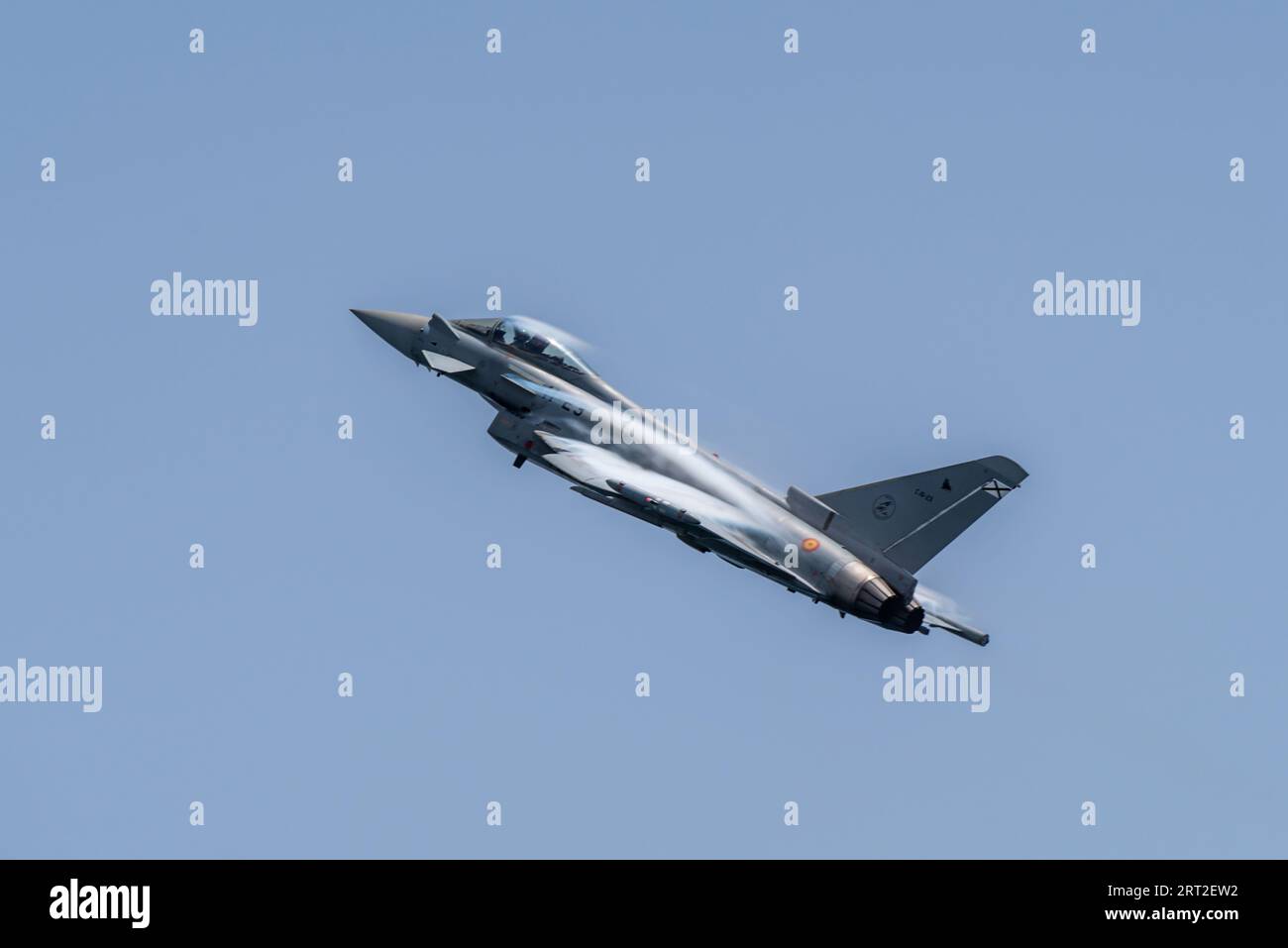 Chasseur de l'armée de l'air espagnole, Eurofighter Typhoon. Banque D'Images