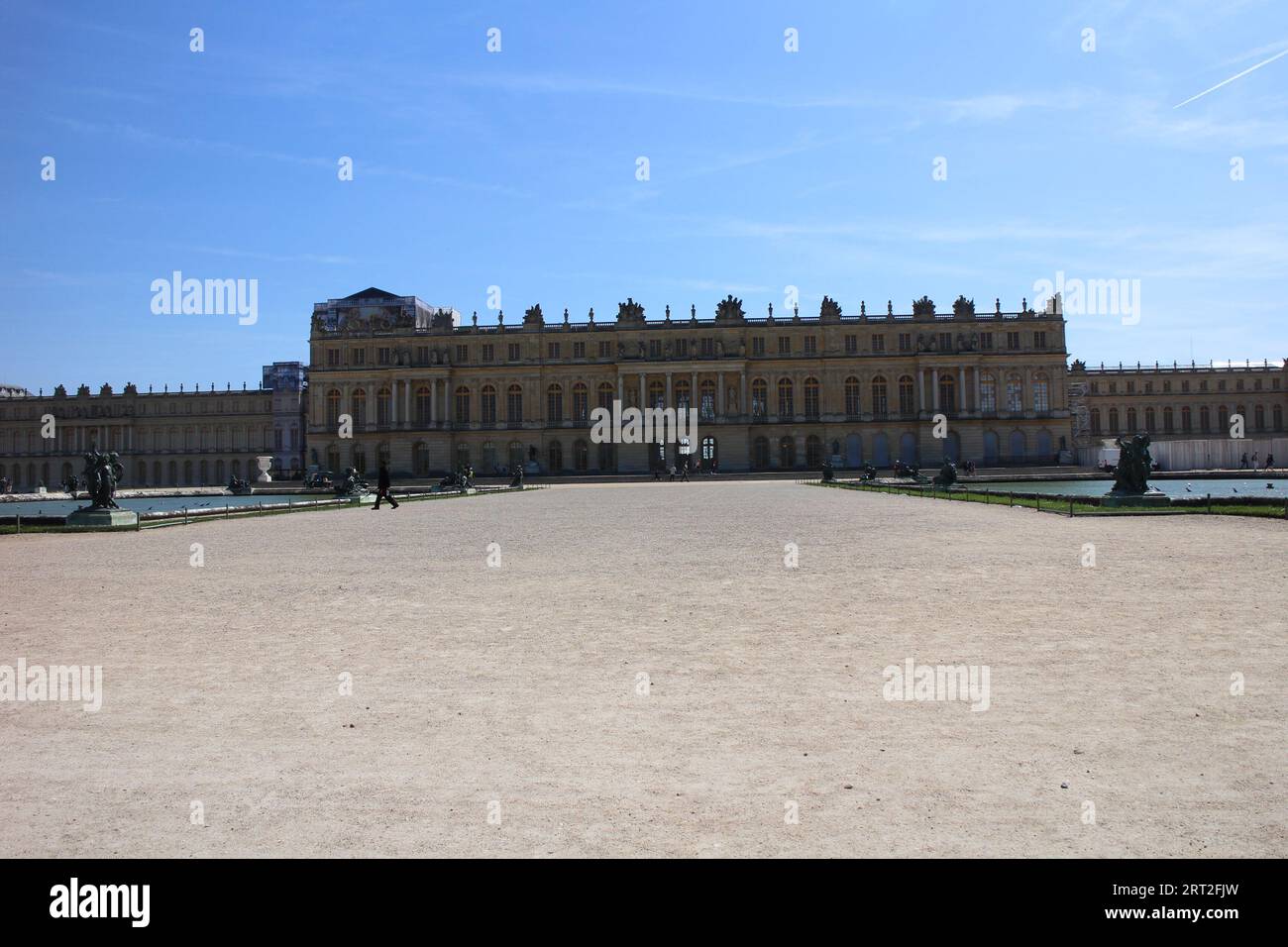 Le jardin du château de Versailles, Paris, France Banque D'Images